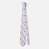 Cravate Motif de points et points à petits pois (Devant)