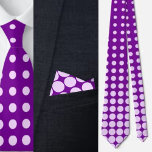 Cravate Motif de points mignons colorés<br><div class="desc">Cravate Motif aux points mignons colorés.</div>