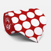 Cravate Motif de points mignons colorés (Roulé)