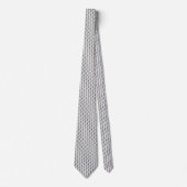 Cravate Motif de points noirs et blancs (Devant)