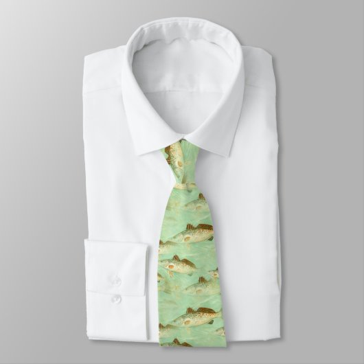 Cravate Motif de poisson basse (Attaché)