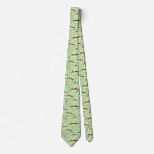 Cravate Motif de poisson basse (Devant)