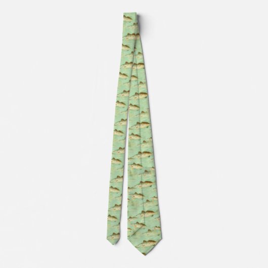 Cravate Motif de poisson basse (Dos)