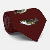 Cravate Motif de poisson basse (Roulé)