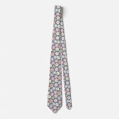 Cravate Motif de prairie florale mignonne (Devant)