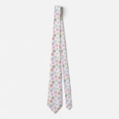 Cravate Motif de prairie florale mignonne (Devant)