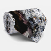 Cravate Motif de roches de mer (Roulé)