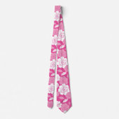 CRAVATE MOTIF DE ROSE (ROSE) (Dos)