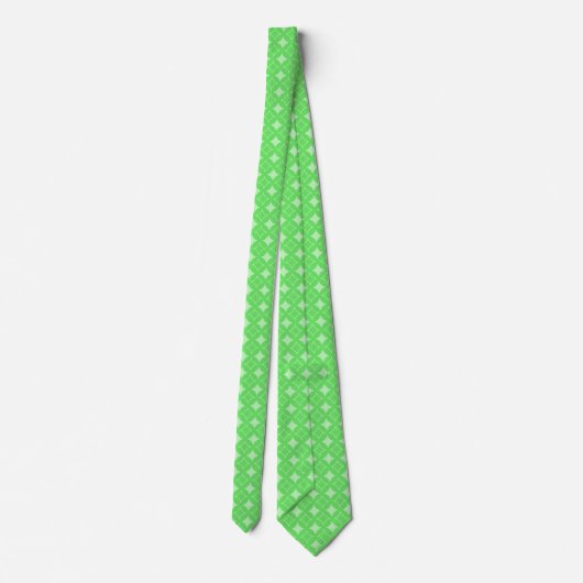 Cravate Motif de shippo vert citron (Dos)