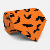 Cravate Motif de silhouettes de chaume (Roulé)