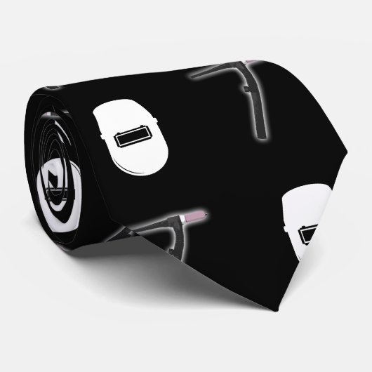 Cravate Motif de soudure de CHAT (Roulé)