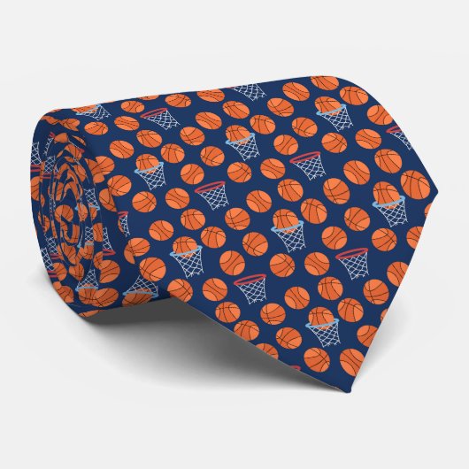 Cravate Motif de sport de baseball (Roulé)