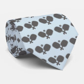 Cravate Motif de sport de pickleball (Roulé)