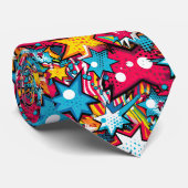 Cravate Motif de style BD (Roulé)