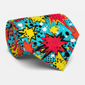 Cravate Motif de style BD (Roulé)