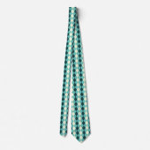 Cravate Motif de style Jacquard vert (Dos)