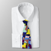 Cravate Motif de style Terrazzo Artistique moderne (Attaché)