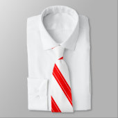 Cravate / motif de Sucre de canne triple bande (Attaché)