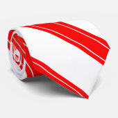 Cravate / motif de Sucre de canne triple bande (Roulé)