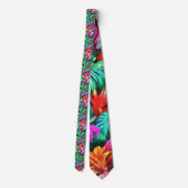 Cravate Motif de surface sans couture Jungle Dreams avec p (Dos)