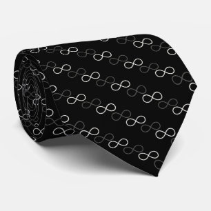 Cravate Motif de symbole d'infini   Cadeaux Geeks