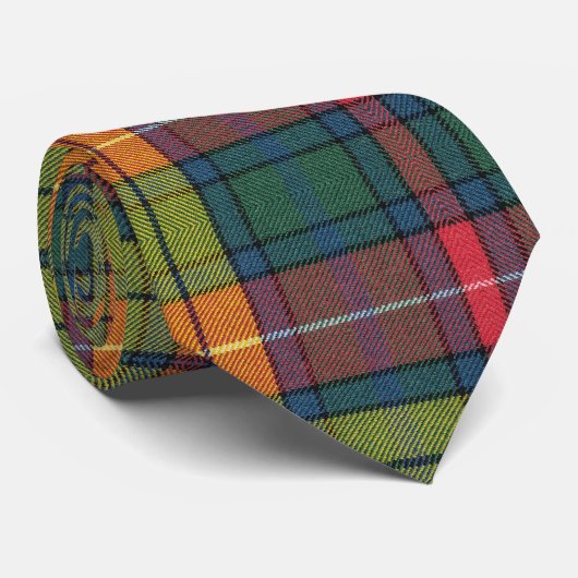 Cravate Motif de Tartan antique de Buchanan (Roulé)