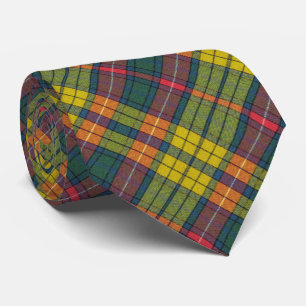 Cravate Motif de Tartan antique de Buchanan