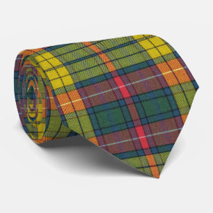 Cravate Motif de Tartan antique de Buchanan