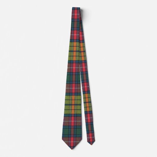 Cravate Motif de Tartan antique de Buchanan (Devant)