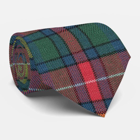 Cravate Motif de Tartan antique de Buchanan (Roulé)