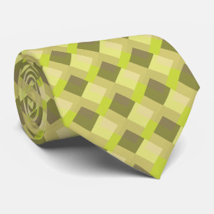 Cravate Motif de teinte de vert citron