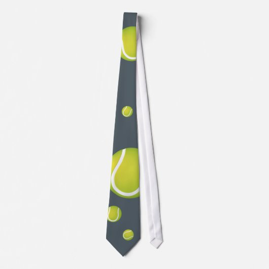 Cravate motif de tennis (Devant)