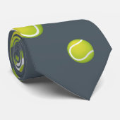 Cravate motif de tennis (Roulé)