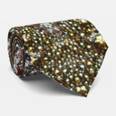 Cravate motif de texture brun Abstrait, gris foncé (Roulé)