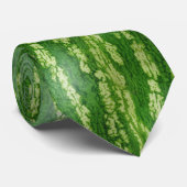 Cravate Motif de texture de peau de pastèque (Roulé)