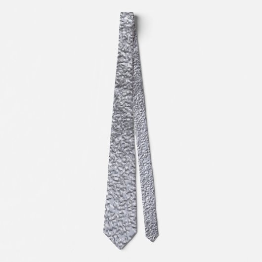 Cravate Motif de texture en pierre gris foncé en béton (Devant)