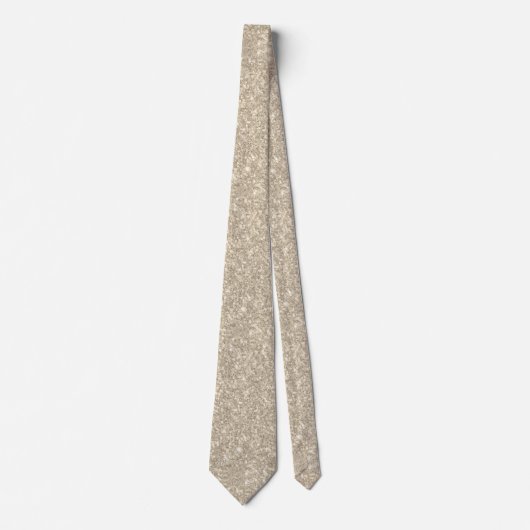 Cravate Motif de texture Parties scintillant or pâle moder (Devant)