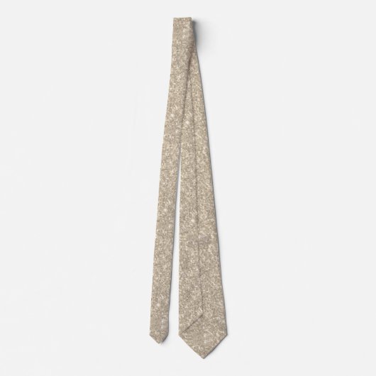 Cravate Motif de texture Parties scintillant or pâle moder (Dos)