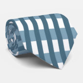 Cravate Motif de tissage courbe - Bleu clair (Roulé)