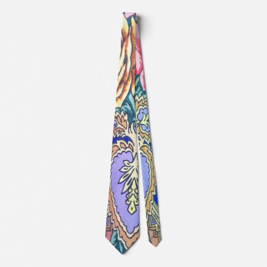 Cravate motif de tissu russe (Devant)
