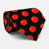 Cravate motif de tomate carrelé mignon (Roulé)