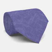 Cravate Motif de tourbillon de surface texturée violette (Roulé)