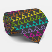 Cravate Motif de triangle (Roulé)