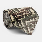 cravate motif de tuyaux amusants (Roulé)