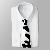 Cravate motif de vache fou (Attaché)