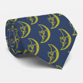 Cravate Motif de visage de Lune (Roulé)