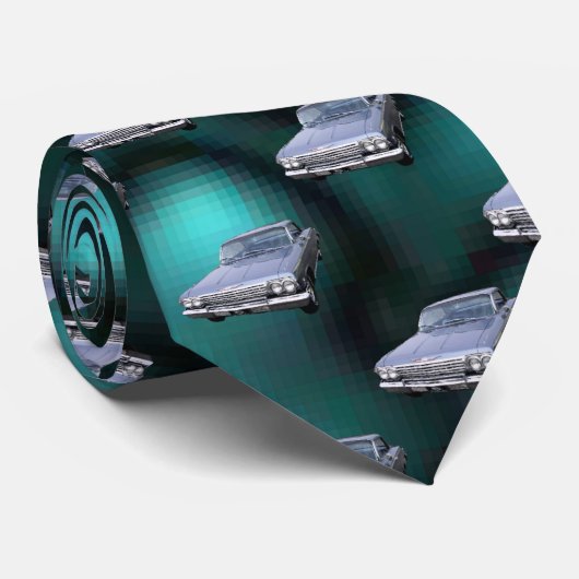 Cravate Motif de voiture (Roulé)