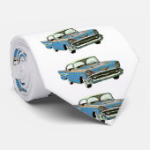 Cravate Motif de voiture classique #7 @ Garysrétrogarage (Roulé)