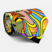 CRAVATE MOTIF D'EAGLE D'EGYPTIEN (Roulé)