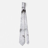 Cravate Motif d'écorce de bouleau (Devant)
